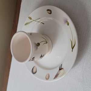Bath & Body Works ceramic plate & candle holder